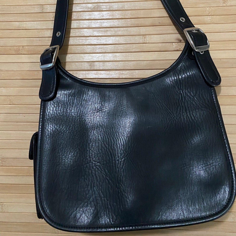 Black vintage shoulder bag